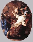 BATONI, Pompeo The Ecstasy of St Catherine of Siena oil painting on canvas